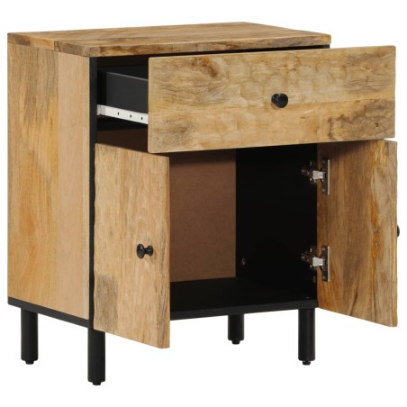 vidaXL Mesita de noche madera maciza de mango 50x33x60 cm