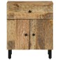 vidaXL Mesita de noche madera maciza de mango 50x33x60 cm vidaXL Mesita de noche madera maciza de mango 50x33x60 cm