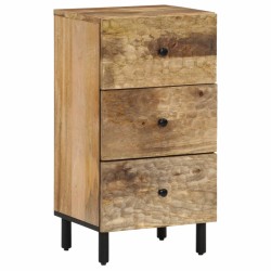 vidaXL Armario auxiliar madera maciza de mango 40x33x75 cm