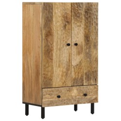 vidaXL Aparador alto madera maciza de mango 60x33x100 cm