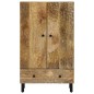 vidaXL Aparador alto madera maciza de mango 60x33x100 cm