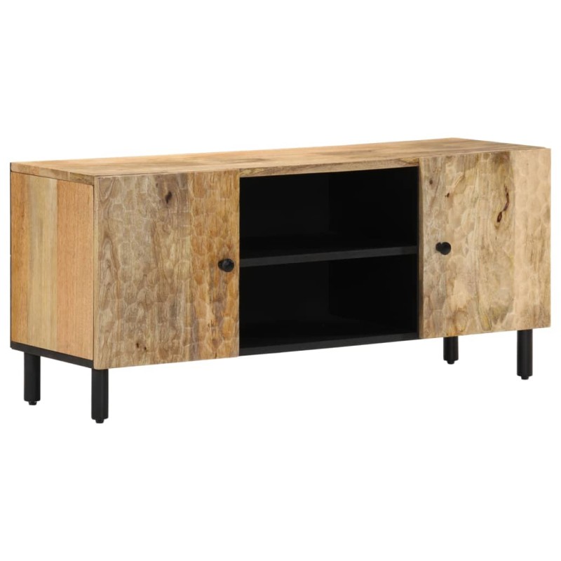 vidaXL Mueble de TV madera maciza de mango 105x33x46 cm vidaXL Mueble de TV madera maciza de mango 105x33x46 cm
