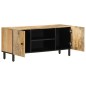 vidaXL Mueble de TV madera maciza de mango 105x33x46 cm vidaXL Mueble de TV madera maciza de mango 105x33x46 cm