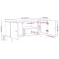 vidaXL Mueble de TV madera maciza de mango 105x33x46 cm vidaXL Mueble de TV madera maciza de mango 105x33x46 cm