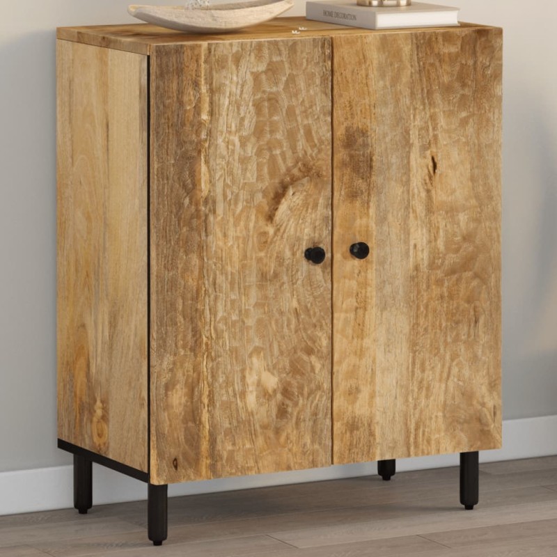 vidaXL Armario auxiliar madera maciza de mango 60x33x75 cm vidaXL Armario auxiliar madera maciza de mango 60x33x75 cm