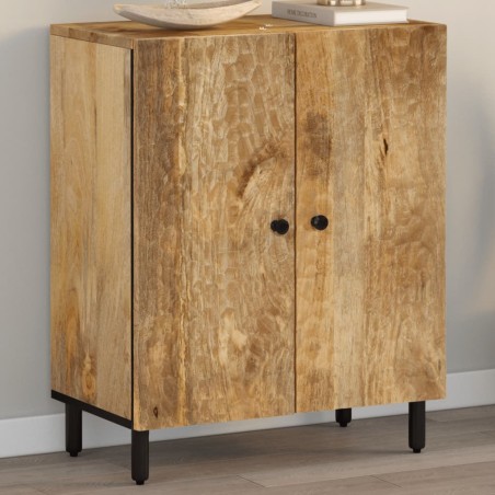 vidaXL Armario auxiliar madera maciza de mango 60x33x75 cm