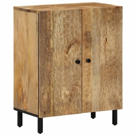 vidaXL Armario auxiliar madera maciza de mango 60x33x75 cm
