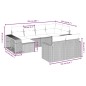 vidaXL Set de sofás de jardín 10 pzas cojines ratán sintético negro vidaXL Set de sofás de jardín 10 pzas cojines ratán sintético negro