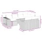 vidaXL Set de sofás de jardín 11pzas con cojines ratán sintético beige vidaXL Set de sofás de jardín 11pzas con cojines ratán sintético beige