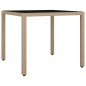 vidaXL Set comedor de jardín 5 pzas con cojines ratán sintético beige vidaXL Set comedor de jardín 5 pzas con cojines ratán sintético beige
