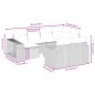 vidaXL Set de sofás de jardín 11 pzas y cojines ratán sintético negro