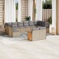 vidaXL Set de sofás de jardín 12 pzas y cojines ratán sintético marrón vidaXL Set de sofás de jardín 12 pzas y cojines ratán sintético marrón