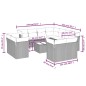 vidaXL Set de sofás de jardín 12 pzas con cojines ratán sintético gris vidaXL Set de sofás de jardín 12 pzas con cojines ratán sintético gris