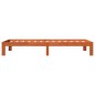 vidaXL Estructura de cama madera maciza de pino marrón cera 75x190 cm