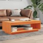 vidaXL Mesa de centro madera maciza de pino marrón cera 110x50x33,5 cm vidaXL Mesa de centro madera maciza de pino marrón cera 110x50x33,5 cm