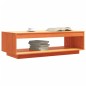 vidaXL Mesa de centro madera maciza de pino marrón cera 110x50x33,5 cm vidaXL Mesa de centro madera maciza de pino marrón cera 110x50x33,5 cm