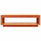 vidaXL Mesa de centro madera maciza de pino marrón cera 110x50x33,5 cm vidaXL Mesa de centro madera maciza de pino marrón cera 110x50x33,5 cm