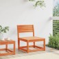 vidaXL Sofá de jardín madera maciza de pino marrón cera vidaXL Sofá de jardín madera maciza de pino marrón cera