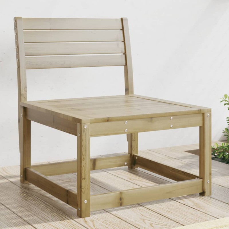 vidaXL Sofá de jardín madera impregnada de pino vidaXL Sofá de jardín madera impregnada de pino