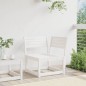 vidaXL Sofá esquinero de jardín madera maciza pino blanco 73x73x78 cm vidaXL Sofá esquinero de jardín madera maciza pino blanco 73x73x78 cm