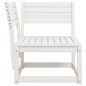 vidaXL Sofá esquinero de jardín madera maciza pino blanco 73x73x78 cm vidaXL Sofá esquinero de jardín madera maciza pino blanco 73x73x78 cm