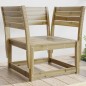 vidaXL Silla de jardín madera impregnada de pino vidaXL Silla de jardín madera impregnada de pino