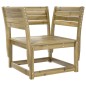 vidaXL Silla de jardín madera impregnada de pino vidaXL Silla de jardín madera impregnada de pino