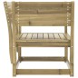 vidaXL Silla de jardín madera impregnada de pino vidaXL Silla de jardín madera impregnada de pino