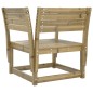 vidaXL Silla de jardín madera impregnada de pino vidaXL Silla de jardín madera impregnada de pino