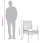 vidaXL Set comedor de jardín 9 pzas con cojines ratán sintético beige vidaXL Set comedor de jardín 9 pzas con cojines ratán sintético beige