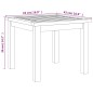 vidaXL Juego de bistro de 3 piezas ratán PE gris y madera de acacia vidaXL Juego de bistro de 3 piezas ratán PE gris y madera de acacia