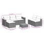 vidaXL Set sofás jardín y cojines 5 pzas ratán sintético acacia gris vidaXL Set sofás jardín y cojines 5 pzas ratán sintético acacia gris