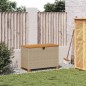 vidaXL Caja de almacenaje jardín madera acacia ratán beige 80x40x48 cm vidaXL Caja de almacenaje jardín madera acacia ratán beige 80x40x48 cm