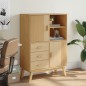 vidaXL Aparador OLDEN madera maciza de pino marrón 85x43x125 cm vidaXL Aparador OLDEN madera maciza de pino marrón 85x43x125 cm