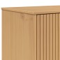 vidaXL Aparador OLDEN madera maciza pino marrón y blanco 85x43x125 cm vidaXL Aparador OLDEN madera maciza pino marrón y blanco 85x43x125 cm