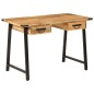vidaXL Escritorio con cajones madera mango maciza y hierro 105x55x70cm vidaXL Escritorio con cajones madera mango maciza y hierro 105x55x70cm