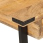 vidaXL Escritorio con cajones madera mango maciza y hierro 105x55x70cm vidaXL Escritorio con cajones madera mango maciza y hierro 105x55x70cm