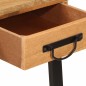 vidaXL Escritorio con cajones madera mango maciza y hierro 105x55x70cm vidaXL Escritorio con cajones madera mango maciza y hierro 105x55x70cm