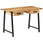 vidaXL Escritorio con cajones madera mango maciza y hierro 105x55x70cm vidaXL Escritorio con cajones madera mango maciza y hierro 105x55x70cm
