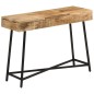 vidaXL Mesa tocador madera maciza mango rugosa y hierro 105x35x75 cm vidaXL Mesa tocador madera maciza mango rugosa y hierro 105x35x75 cm