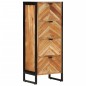 vidaXL Mueble de baño madera maciza de acacia y hierro 40x30x100 cm vidaXL Mueble de baño madera maciza de acacia y hierro 40x30x100 cm