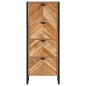 vidaXL Mueble de baño madera maciza de acacia y hierro 40x30x100 cm vidaXL Mueble de baño madera maciza de acacia y hierro 40x30x100 cm