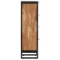 vidaXL Mueble de baño madera maciza de acacia y hierro 40x30x100 cm vidaXL Mueble de baño madera maciza de acacia y hierro 40x30x100 cm