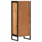 vidaXL Mueble de baño madera maciza de acacia y hierro 40x30x100 cm vidaXL Mueble de baño madera maciza de acacia y hierro 40x30x100 cm
