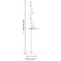 vidaXL Perchero de hierro con recubrimiento en polvo blanco 176 cm vidaXL Perchero de hierro con recubrimiento en polvo blanco 176 cm