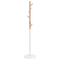 vidaXL Perchero de hierro con recubrimiento en polvo blanco 172 cm vidaXL Perchero de hierro con recubrimiento en polvo blanco 172 cm