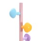 vidaXL Perchero de hierro con recubrimiento en polvo rosa 172 cm vidaXL Perchero de hierro con recubrimiento en polvo rosa 172 cm