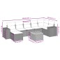 vidaXL Juego de sofás de jardín con cojines beige 8 pzas ratán PE vidaXL Juego de sofás de jardín con cojines beige 8 pzas ratán PE