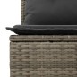vidaXL Set de sofás de jardín 8 pzas y cojines ratán sintético gris vidaXL Set de sofás de jardín 8 pzas y cojines ratán sintético gris