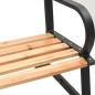 vidaXL Banco de jardín de madera 120 cm vidaXL Banco de jardín de madera 120 cm